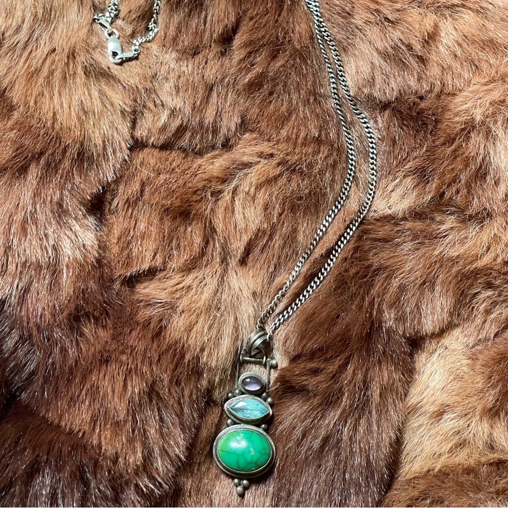 Tri-stone necklace